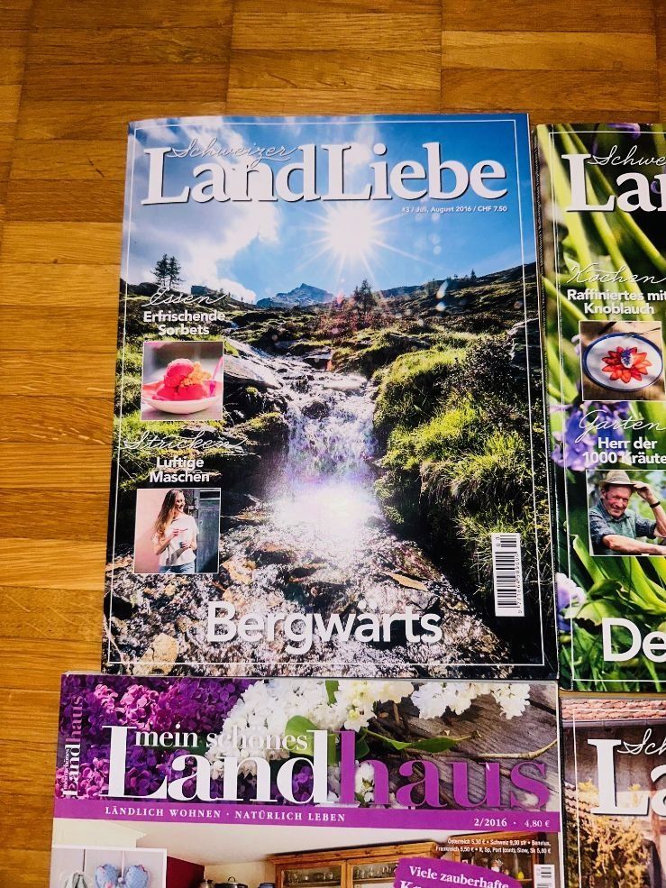 Riviste & Magazine: 4 Landliebe Magazin Ausgaben – Nuovo (secondo la descrizione) da Fällanden venduto da LetiRobi 4