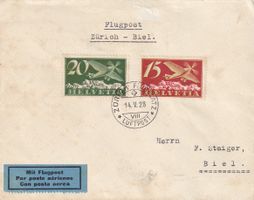 Erstflug Balair/AdAA Zürich - Biel 1928