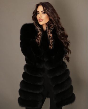 100% Fox fur coat
