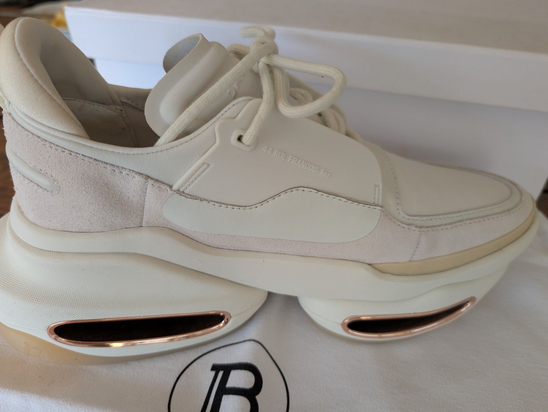 Balmain Scarpe da donna: BALMAIN B-Bold Leather Sneaker, Gr. 40, neu – Nuovo (secondo la descrizione) da Ermatingen venduto da Hanni_und_Nanni 1