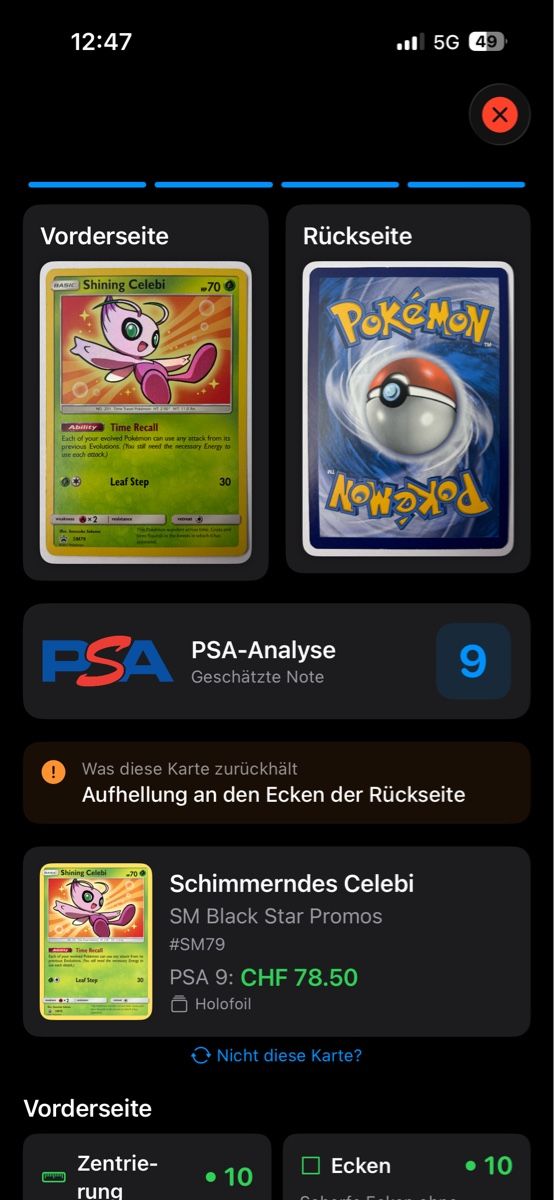 Pokémon Carte collezionabili: Shining Celebi Sun & Moon – Usato da Zollikon venduto da Solberner 2