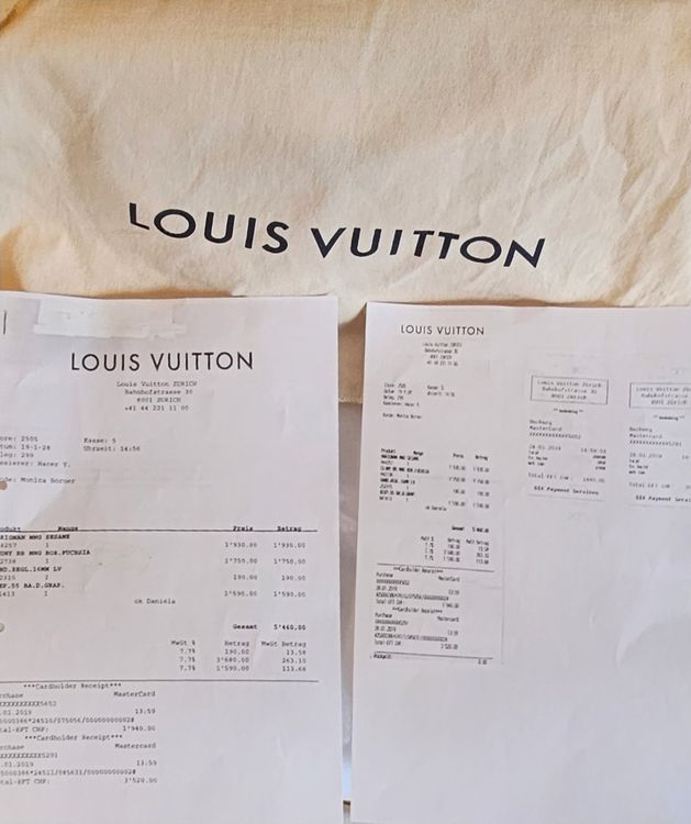 M44257 Louis Vuitton 2019 Monogram Marignan Messenger- Sesame