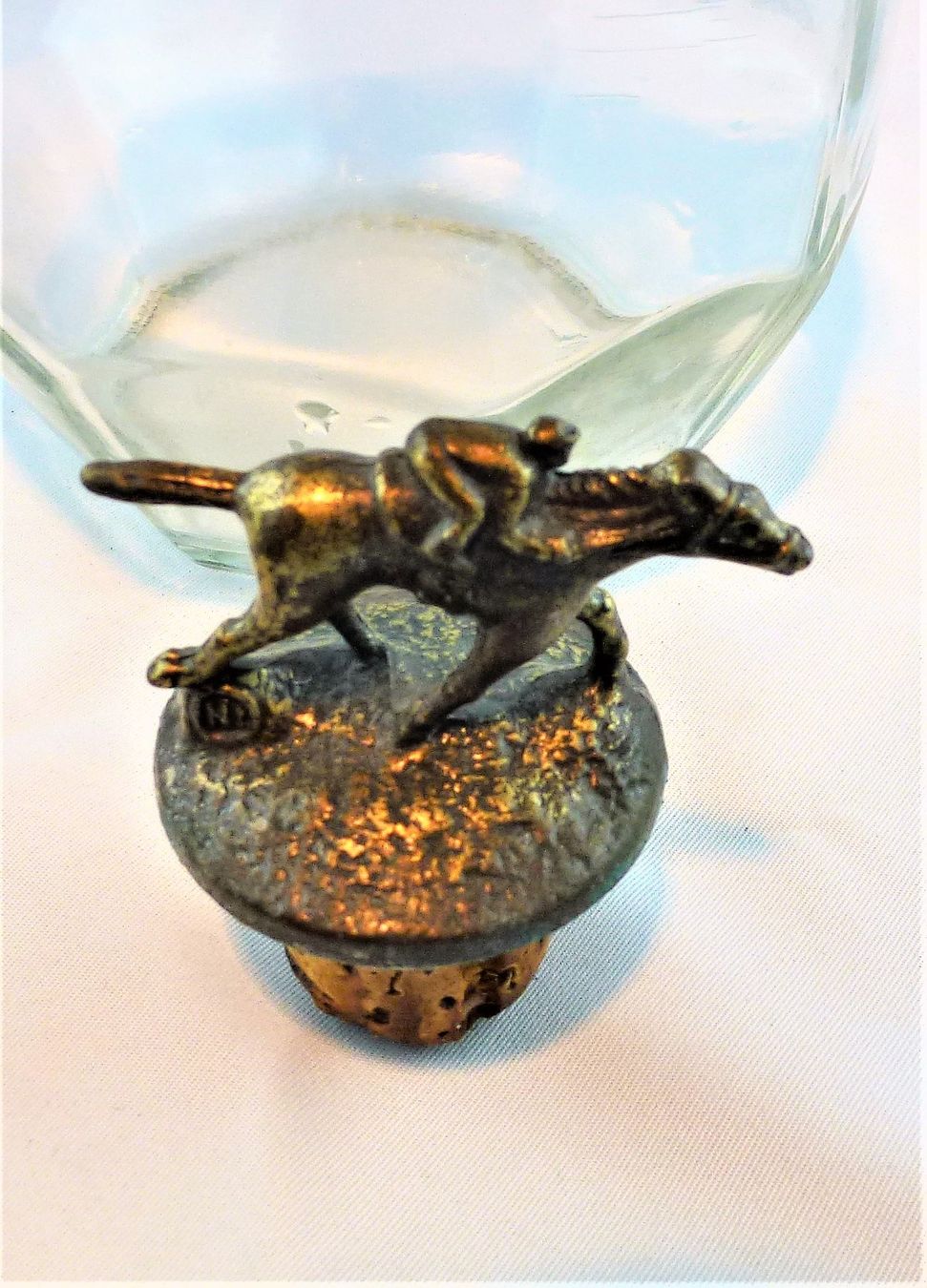 Altro in Stoviglie & Bicchieri: Flasche mit Pferd und Reiter als Kork-Deckel – Usato da Murgenthal venduto da B.StM 7