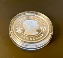 Bermuda 1 dollaro, principe Carlo e Lady Diana 1981 Argento