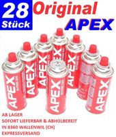 00147 - 28x Gaskartuschen APEX MSF1 Butan 227g