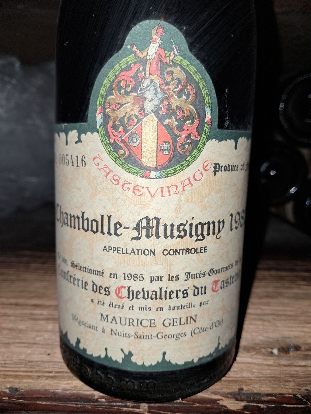 Wein: Chambolle-Musigny tastevinage 1982 – Neu und originalverpackt aus Le locle von juliensaran 1