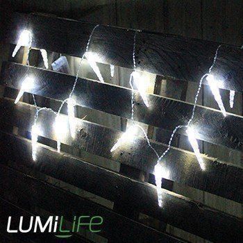 Altre decorazioni natalizie: LED Acryl Eiszapfen Lichterkette – Nuovo e nell'imballaggio originale da Oberegg venduto da ledgex