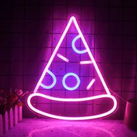 ✅ NEU Neon LED Leuchtschrift Pizza 37cm