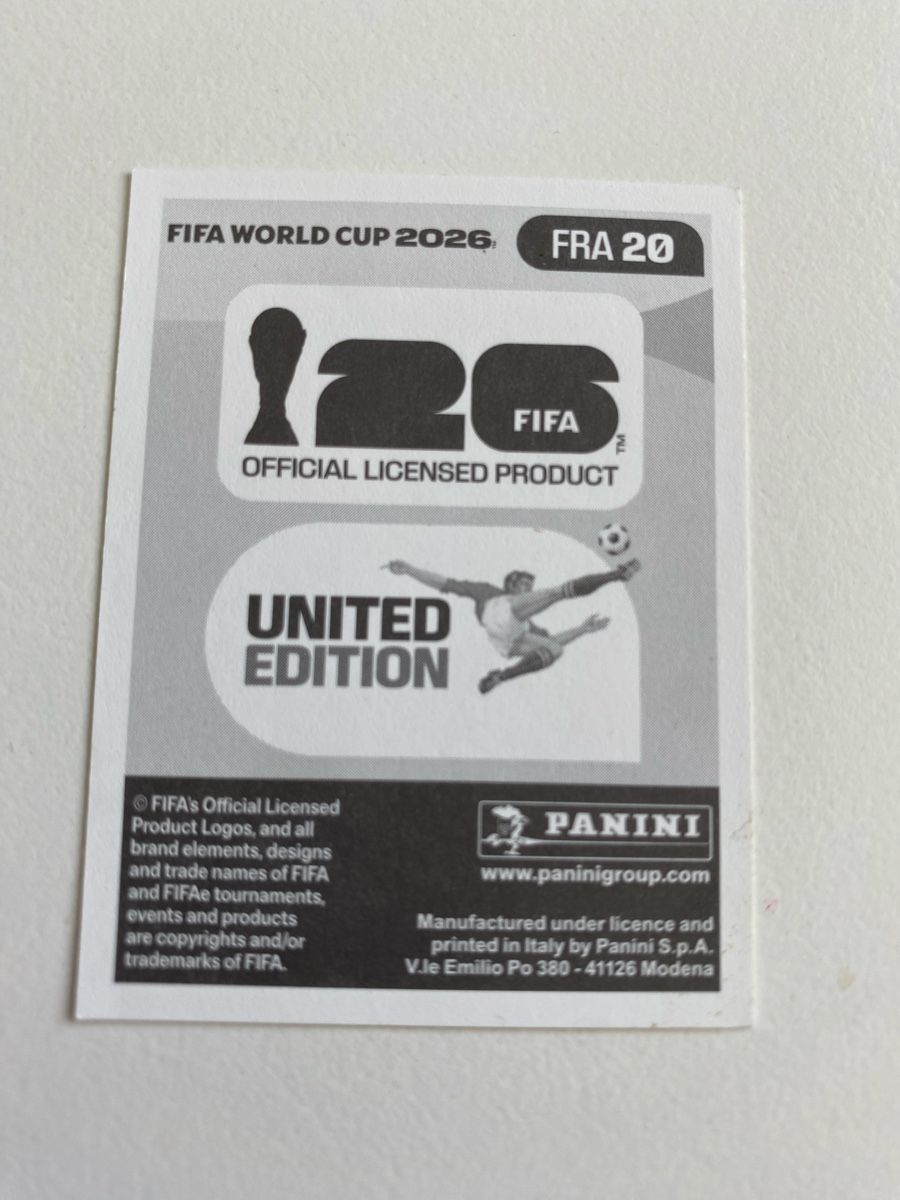 Panini Carte collezionabili: FIFA WM 2026 Sticker Kylian Mbappé – Usato da Rotkreuz venduto da Once0 1