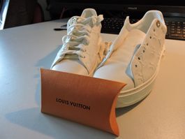 Louis Vuitton Time Out Sneaker, Weiss Gr. 40, Top Zustand