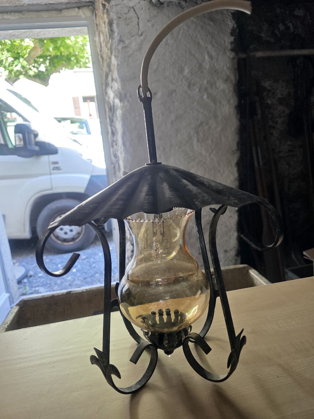 Lampade: Lampe suspendue vintage style rustique  – Usato da Collonges venduto da 2D_Collector 1