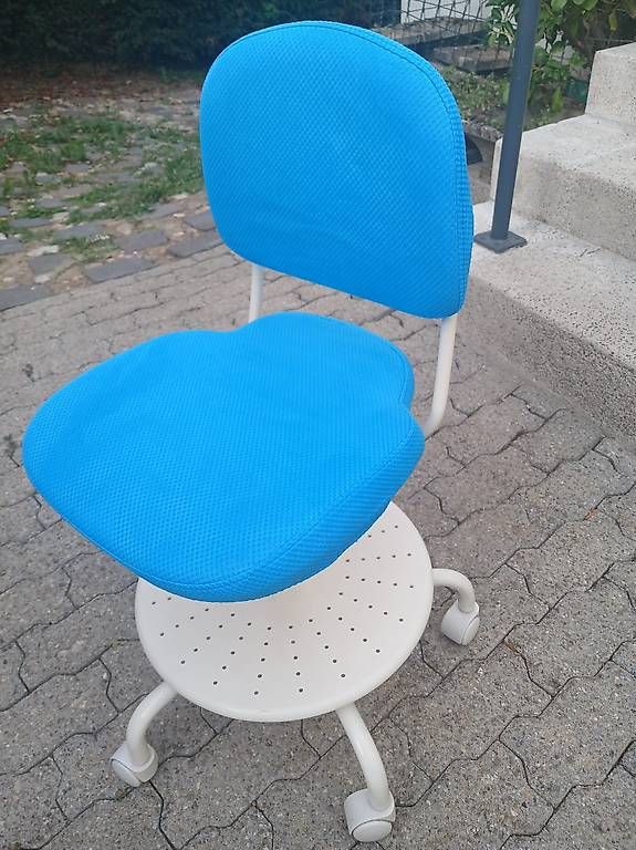 Sedie: Chaise IKEA VIMUND bleue – Usato da Versoix venduto da Jwlalos