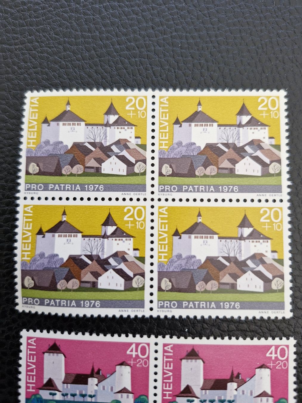 Alle Briefmarken: Briefmarken Pro Patria 1976 Viererblocks, postfrisch! – Neu (gemäss Beschreibung) aus Frauenfeld von Kasico 1