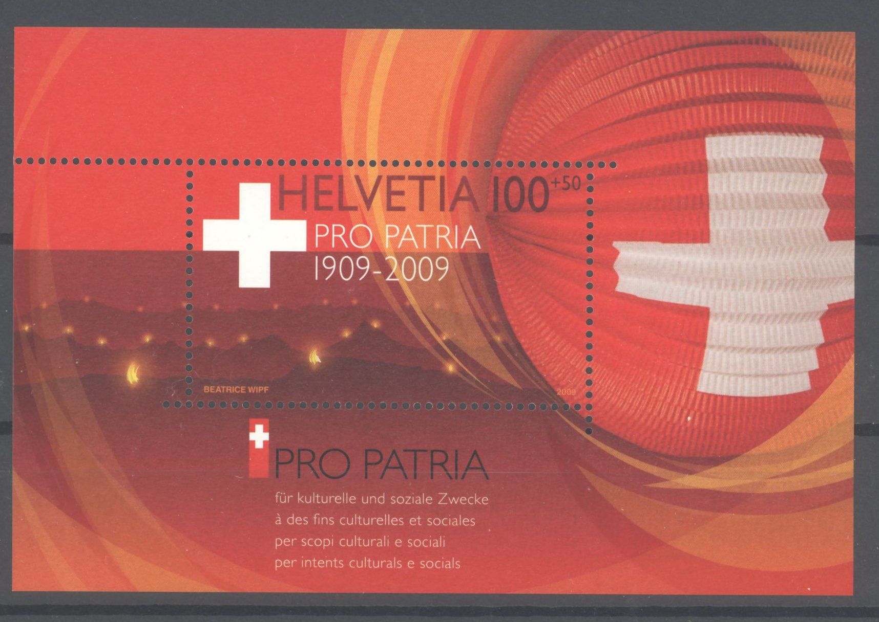 Tutti i francobolli: 2009, Pro Patria ** – Usato da Willisau venduto da Vollstempel