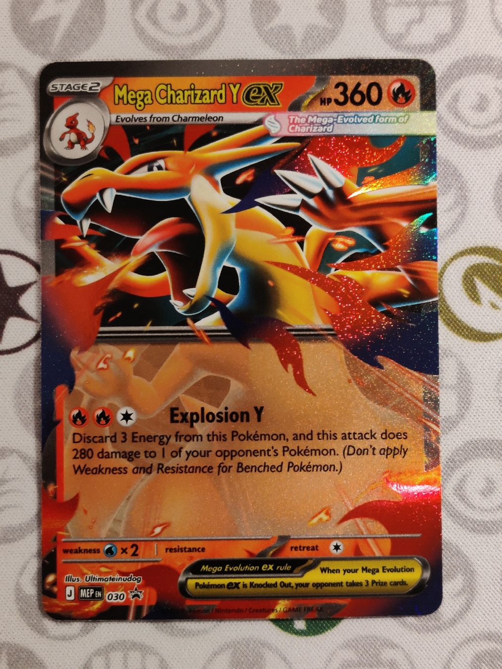 Pokémon Carte collezionabili: Mega Charizard Y ex MEP 030 EN – Nuovo (secondo la descrizione) da Steffisburg venduto da HMStufi