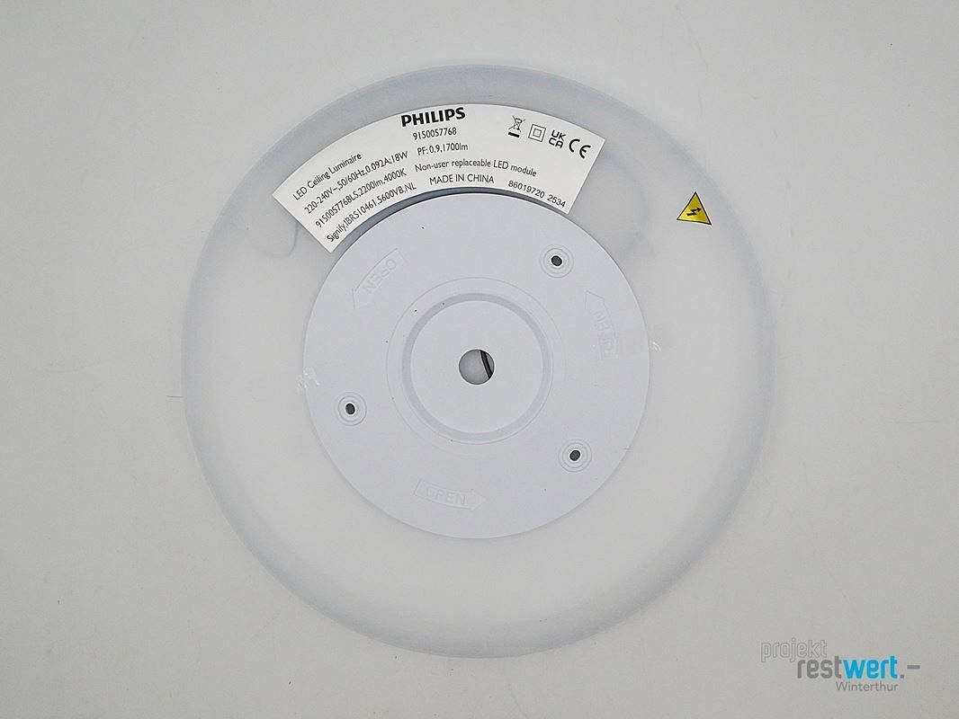 Philips Lampadari & plafoniere: PHILIPS Deckenleuchte LED SuperSlim CL550 1700 l – Nuovo (secondo la descrizione) da Winterthur venduto da Restwert_Winterthur 1