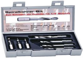Stahlbohrer-Satz, HSS, 8 Stück, 6-kant Bit - Fabrikneu