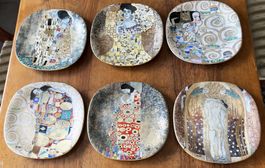 Klimt G. Wandteller Lilien Porz. Erste-Sechste Ausgabe Klimt