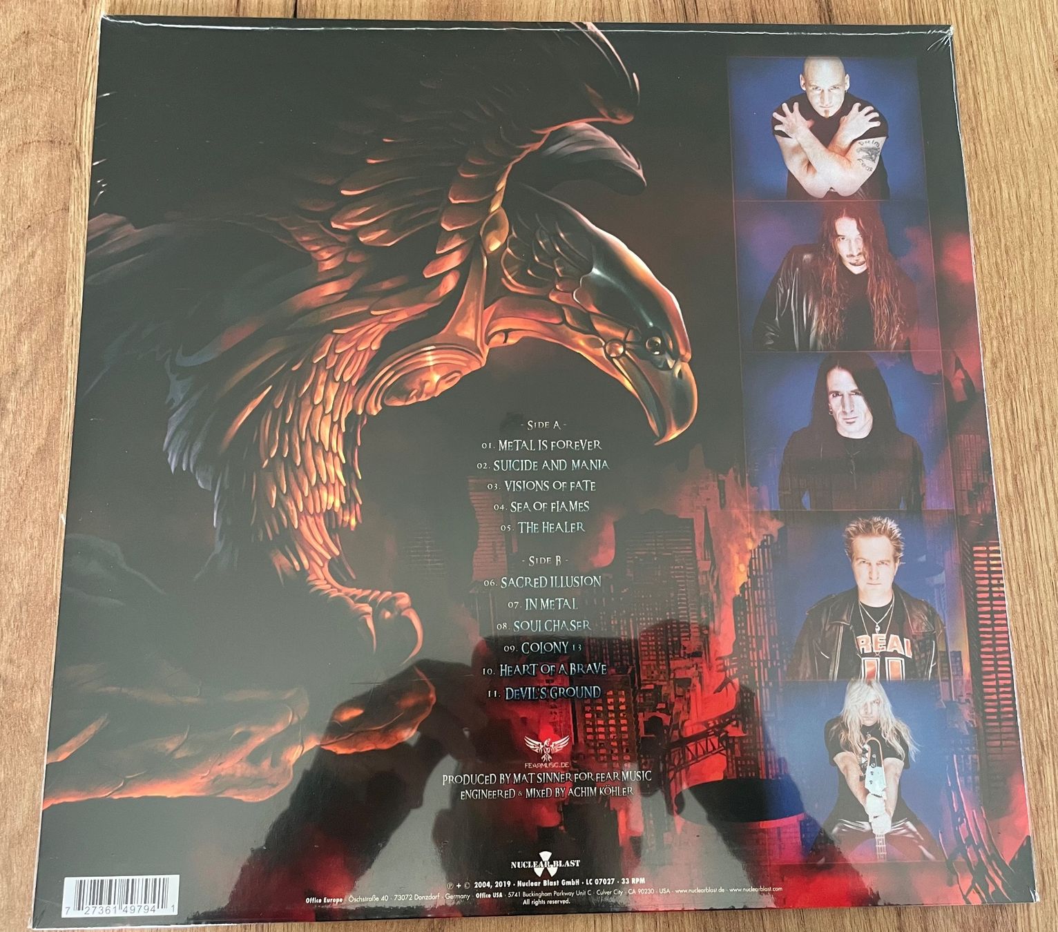 Dischi in vinile: Primal Fear – Devil's Ground Marbled Vinyl Lp – Usato da Endingen venduto da Oermi 2