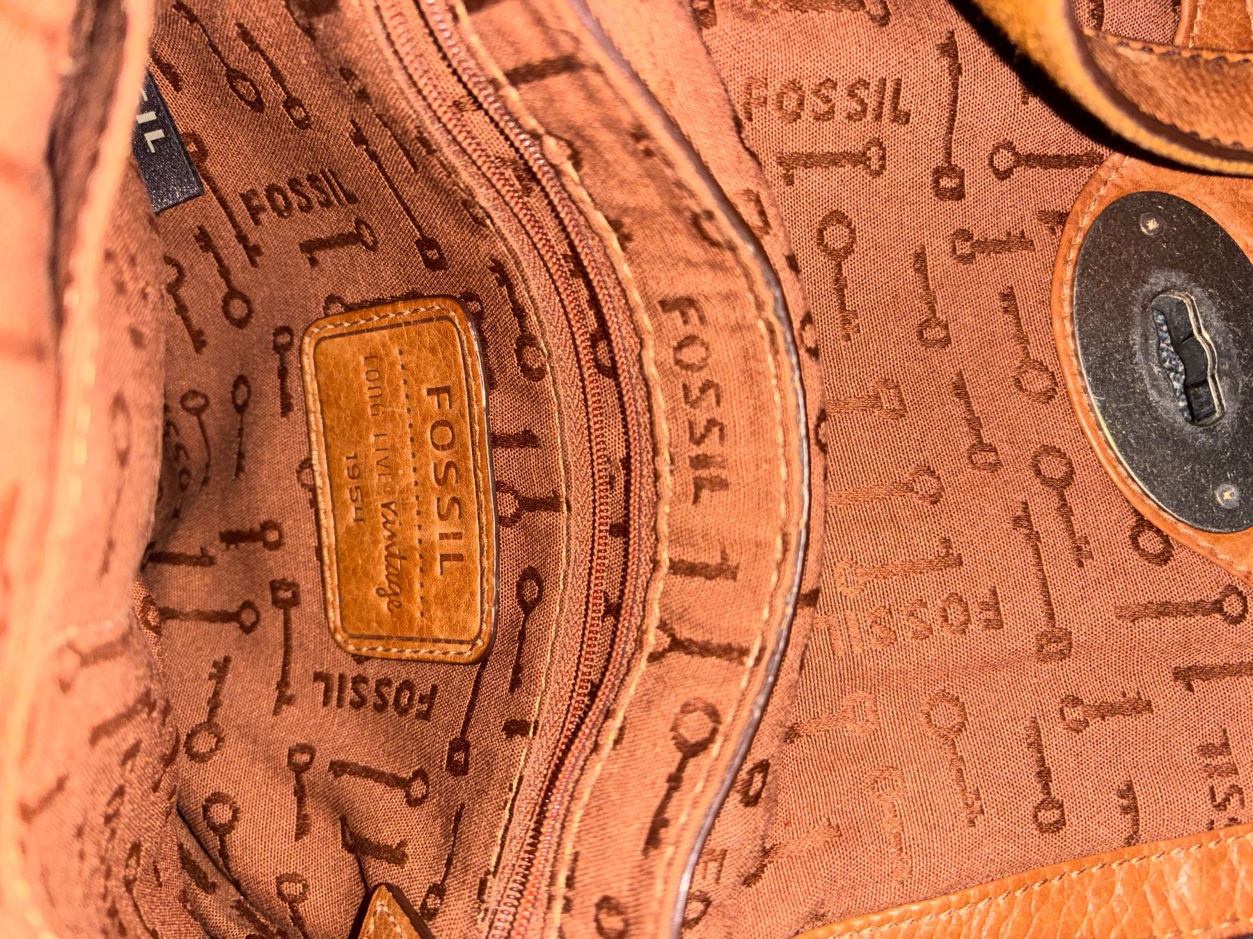Fossil Sacs: Vintage Fossil Handtasche Hellbraun – Neuf (Voir description) à Kloten par sar_cfb7 2