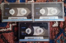 MAXELL - 3 x cassettes MC - UDI-S 46 - made Japan