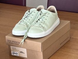 Ten Points Leder-Sneaker „Isolde“ wie NEU im Karton • Mintgr