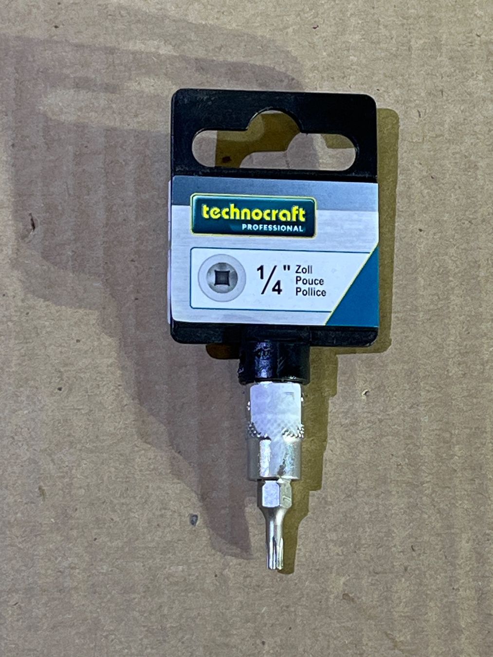 Technocraft Tutti gli attrezzi: Technocraft Stecknuss 1/4" T15 – Nuovo e nell'imballaggio originale da Tann venduto da Mad_less