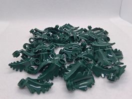 Lego 50 Stk. Pflanzenteil mit Blatt dunkelgrün (neu)