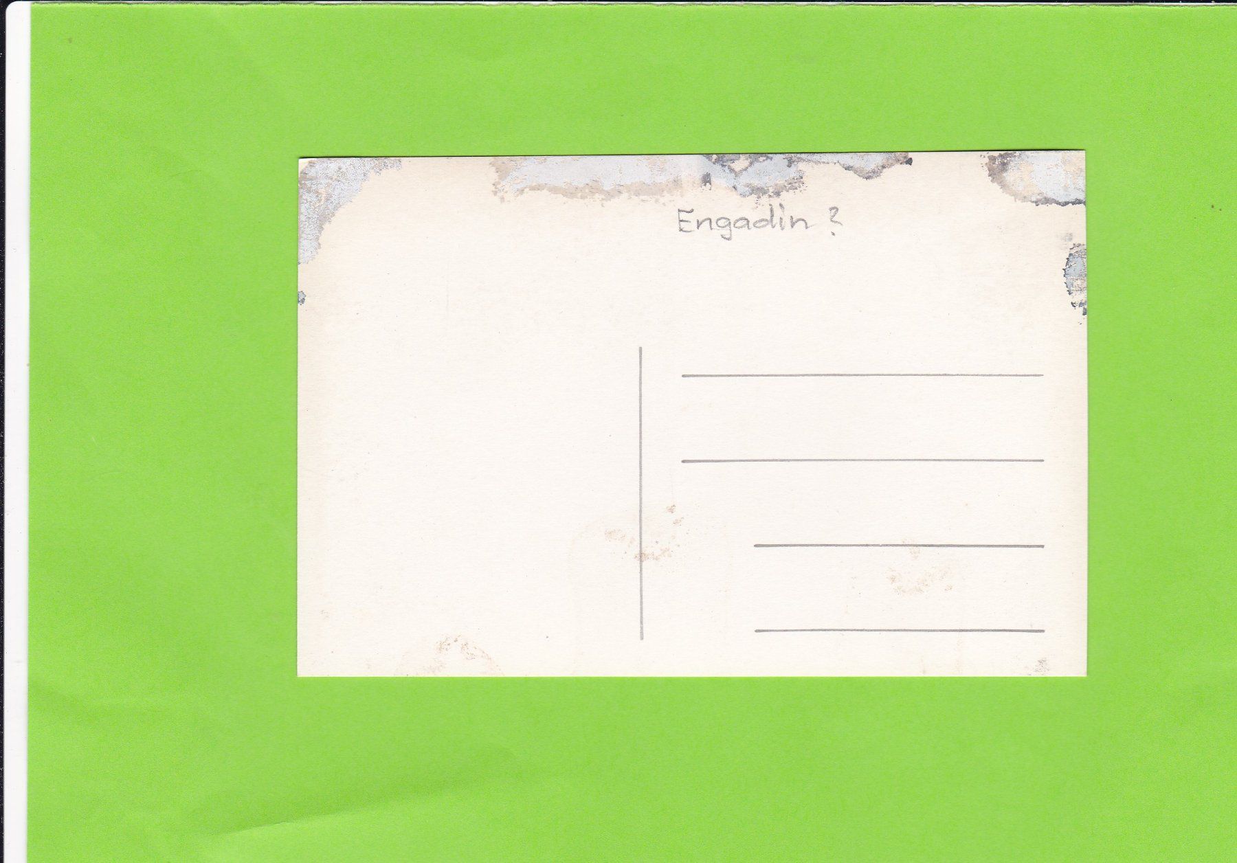 Cartoline postali: Ziegen--Engadin – Usato da St. Peterzell venduto da neckertal 1