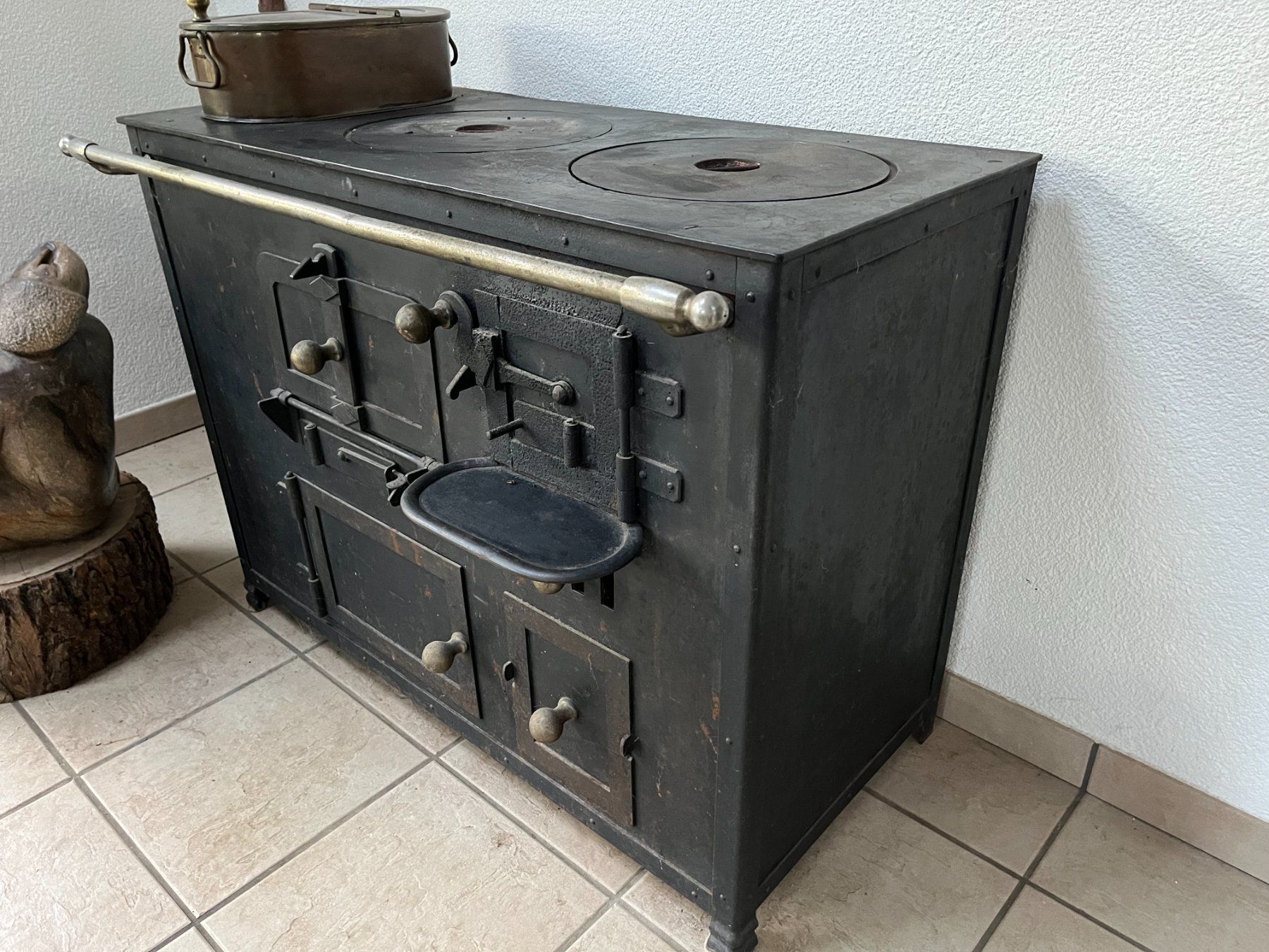 Herde: Alter Kochherd aus Gusseisen – Gebraucht aus Niederdorf von Kaefer740 1