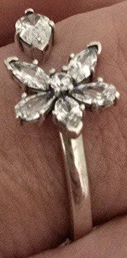 Pandora Anelli: Ring von Pandora mit Blumenmuster – Usato da Bergdietikon venduto da ewa1005 1