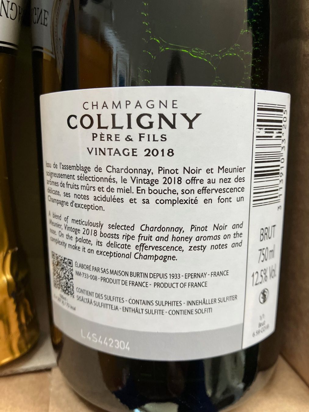 Vino: champagne vintage 2018 – Nuovo e nell'imballaggio originale da Fontenais venduto da Vava68 1