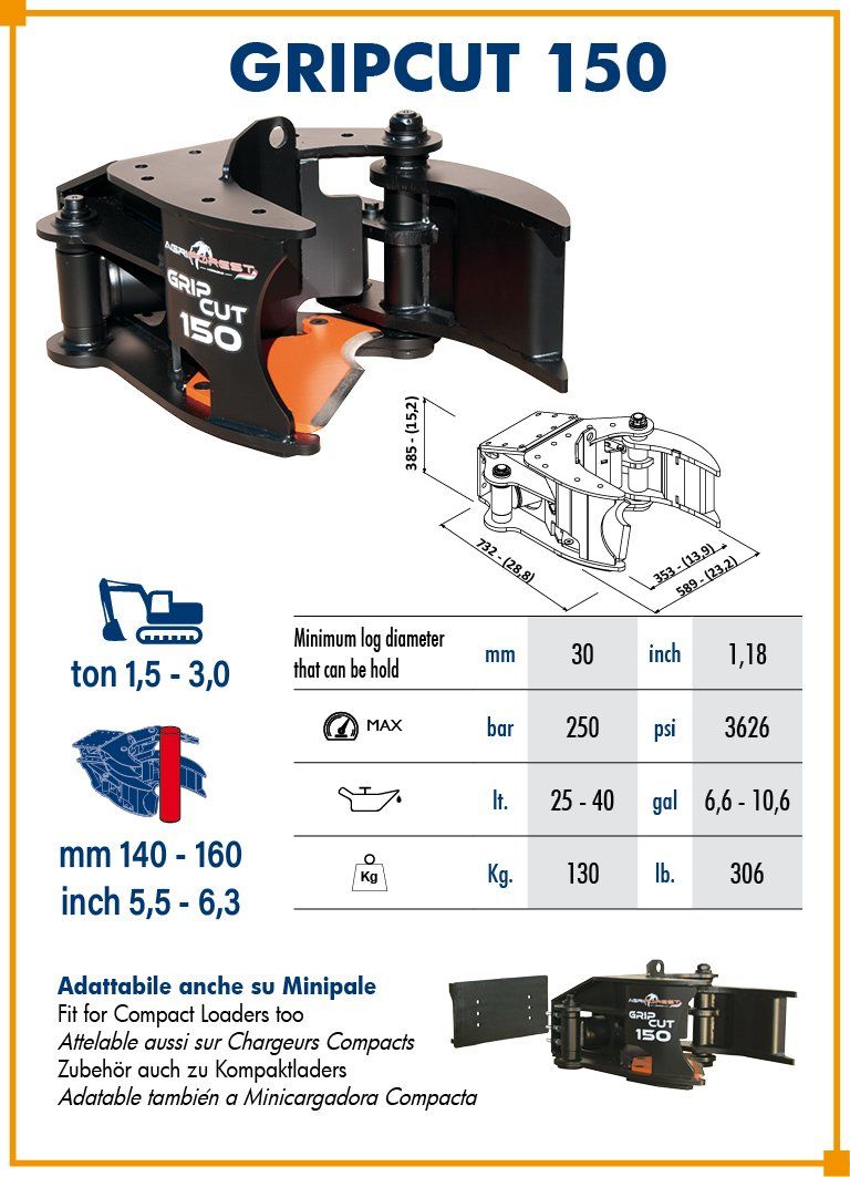 Greifer: Schneidgreifer Gripcut 150 – Neu (gemäss Beschreibung) aus Haslen AI von Wildtech 4