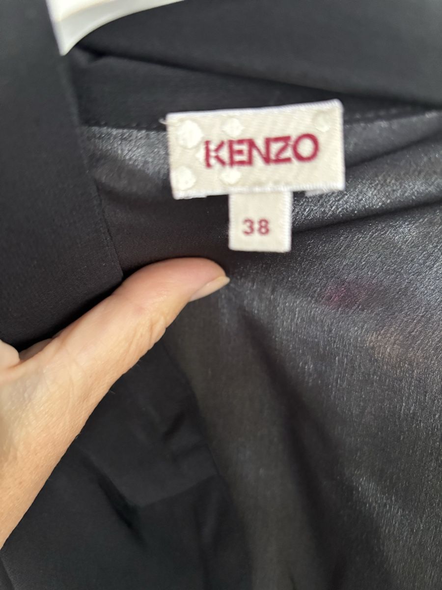 Kenzo Camicette: Damen Bluse Kenzo Schwarz Groesse 38  – Usato da Schattdorf venduto da natakara 2