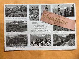 1963 Sesselbahn Adelboden - Schwandfeld-