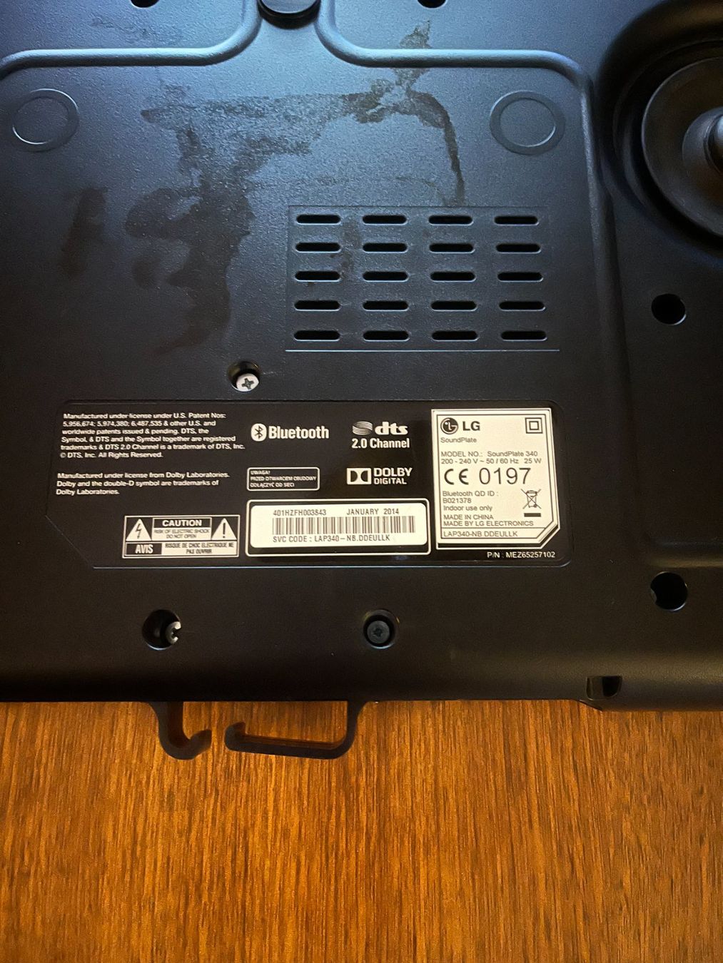 LG Casse acustiche: Barre de son LG SoundPlate 340 – Usato da Onex venduto da fbellocpuntocom 3