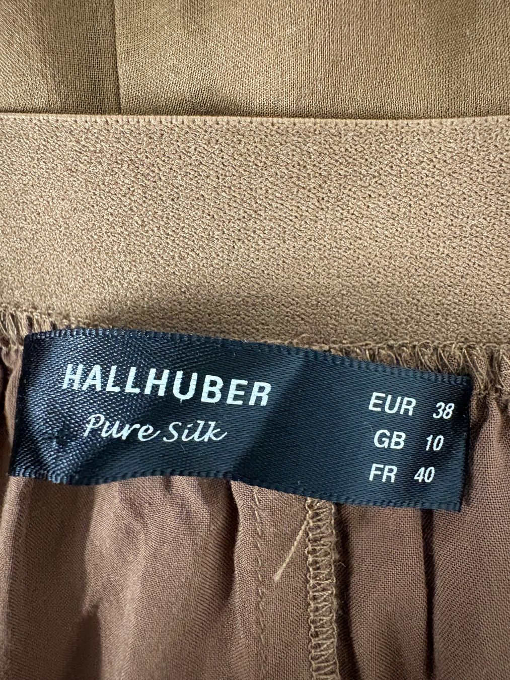 Hallhuber Gonne: Hallhuber Maxirock aus Seide braun leicht – Nuovo (secondo la descrizione) da Regensdorf venduto da secondchancefashion 4