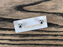 Schlichte Ohrringe Ohrstecker Ohrschmuck Heideman Edelstahl
