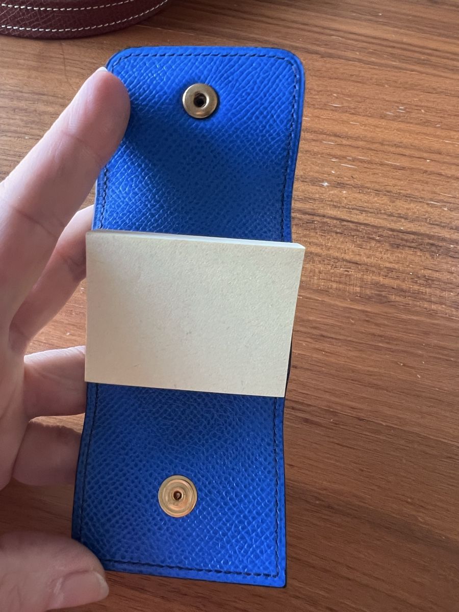 Hermès Portafogli: Hermès, étui post-it fabriquée en 1990 – Usato da Bernex venduto da 2ziemement 4