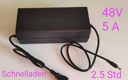 E Scooter Schnellader 48V5A mit Adapter  Neugerät