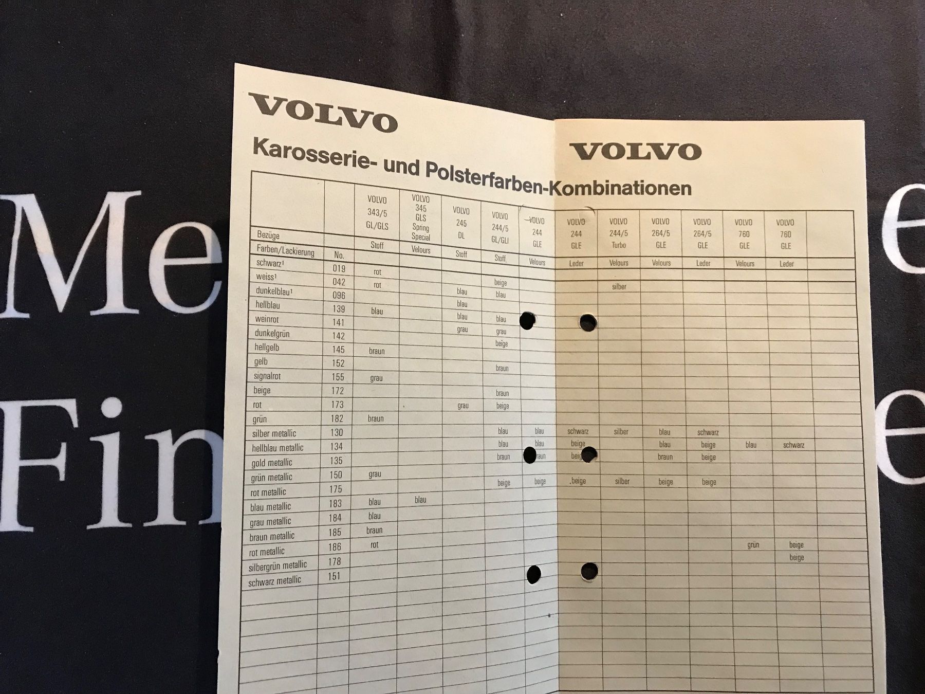 Volvo Dokumente: Volvo Preisliste – Gebraucht aus Balterswil von Jeko1967 1