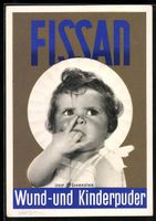Reklame für Fissan Wund- und Kinderpude