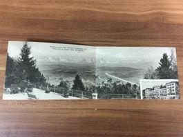 Ansichtskarte Alpenpanorama vom Kurhaus Magglingen