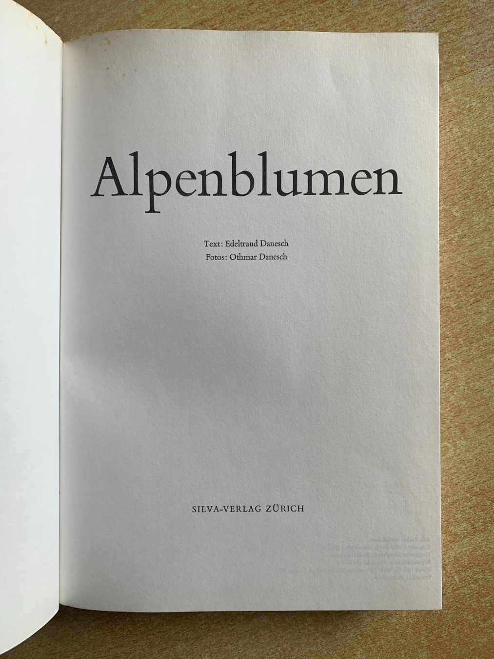 Bücher: Buch "Alpenblumen" – Gebraucht aus Flums von finn1975 1