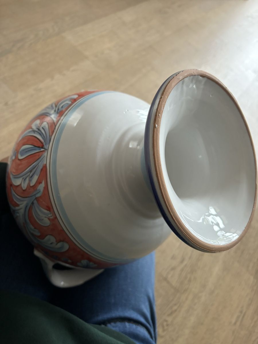 Vasen & Gefässe: Vase, handbemalen – Gebraucht aus Zürich von fab.gr 3