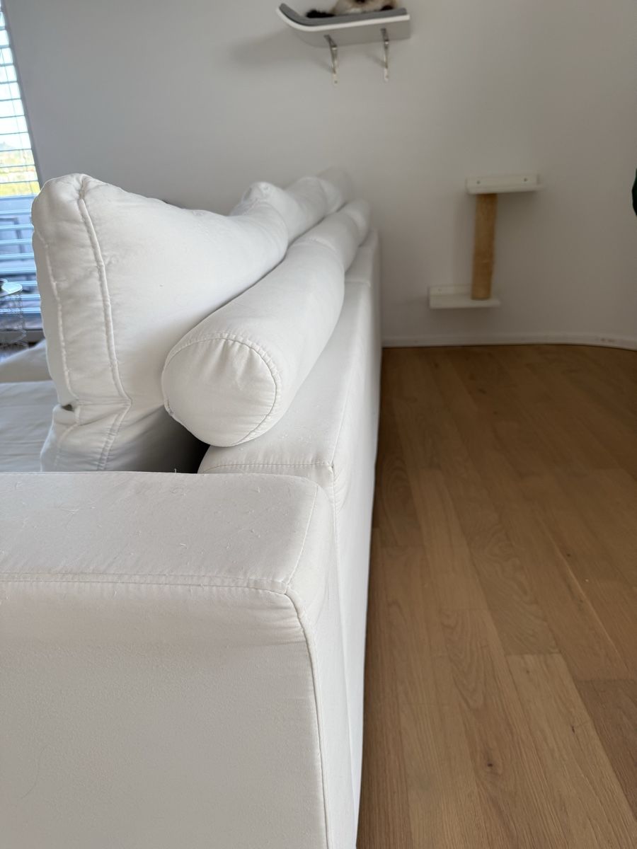 Sofas: Ecksofa Micasa weiss Stoff gebraucht  – Gebraucht aus St. Gallen von cor_gx7j 1