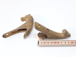 Antike Pferdköpfe aus Messing - Têtes de chevaux en laiton