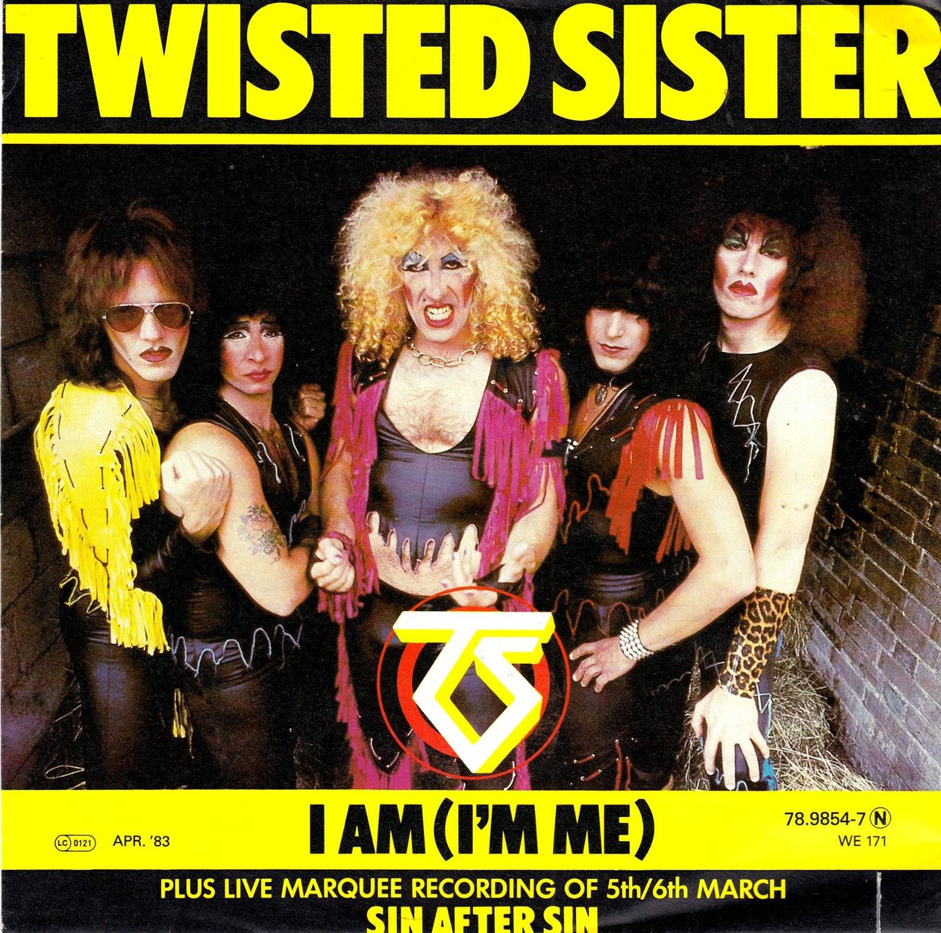 Dischi in vinile: Twisted Sisters Vinyl Single von 1983 – Usato da Volketswil venduto da Abcrecords