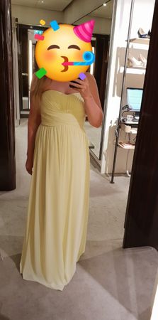 Modissa - butter yellow Abendkleid/Wedding Guest/Bridesmaid