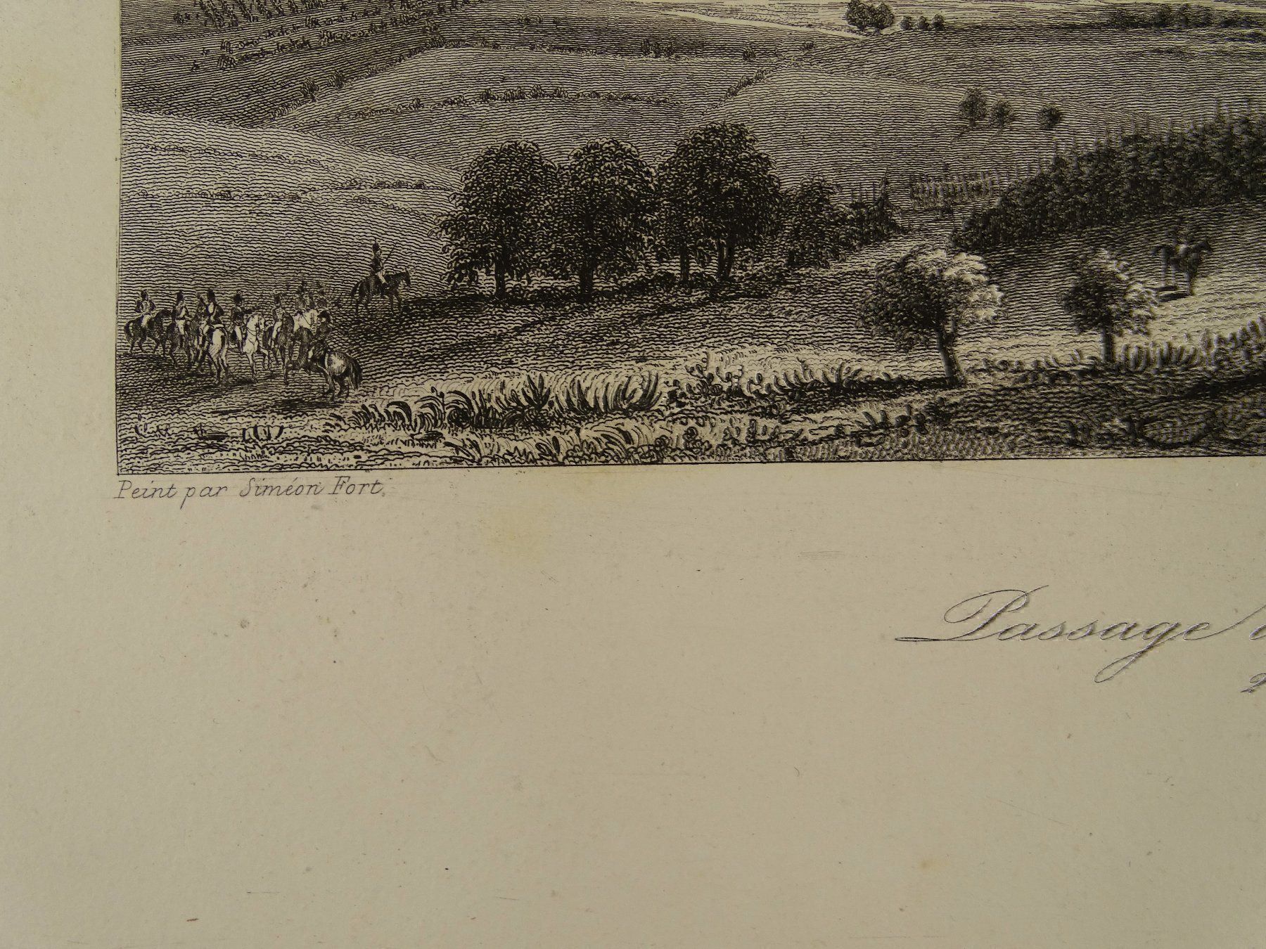 Incisioni: PASSAGE DE LA LIMMATH STAHLSTICH UM 1840 – Usato da Grüningen venduto da Kartensammler 4